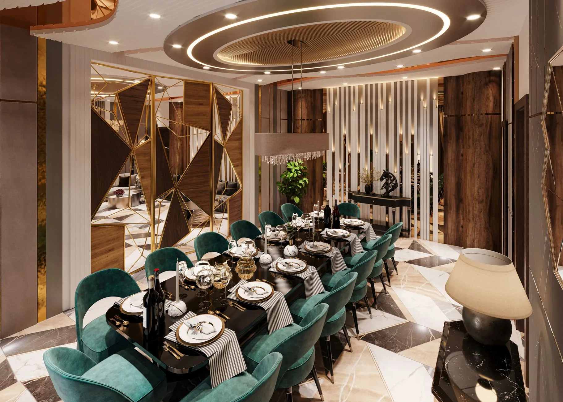 Divide Table Fine Dining Experience
